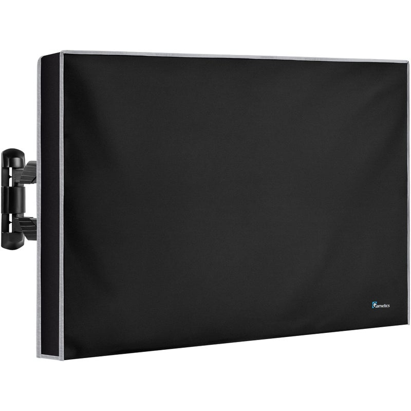 Garnetics Outdoor TV Cover 43 Inch â€“ Waterproof, Weatherproof TV Enclosures with Smart Shield Screen Protectors, Ideal for Outdoor Use, Moving, and Storage - Black - Image 1
